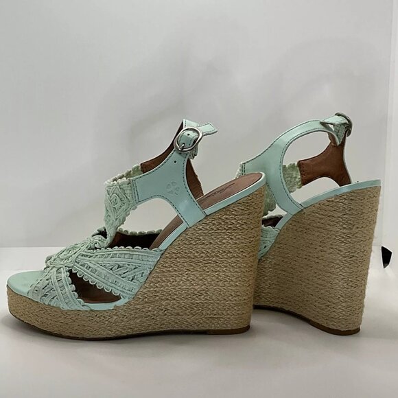 Lucky Brand - Woman’s Size 8 Wedge Heel Mint Green - Picture 5 of 6